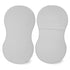 TILLYOU Baby Bassinet Sheets, Cotton 2 Pack, 31.5"x18" Breathable Mattress Protector, Gray