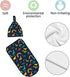 Nanyizly Set 0-6m Cute Simple Cartoon Dinosaurs Newborns Beanie Swaddle Blanket Baby Receiving Blankets for Infant Boy