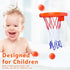 OBTANIM Set Bathtub Fun Basketball Hoop Balls Bathroom Shooting Game Toy for Toddler Kids Children Baby Bath Tub
