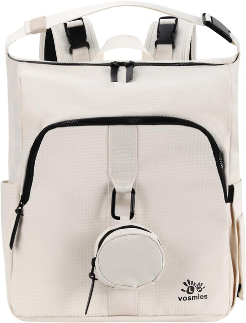 vosmles Diaper Bag Backpack with Changing Pad, Wet Dry Bag, Pacifier Case and