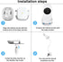 15.7 inches VM819 Baby Monitor Mount Compatible with VTech Baby Monitor Camera,Flexible Clip Clamp Mount Stand Long