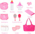 13 Set 14-18 Inch Set ECORELF Baby Doll Accessorie, Pcs Doll Stuff Acessories Storage Diaper Bag for Dolls, Feeding
