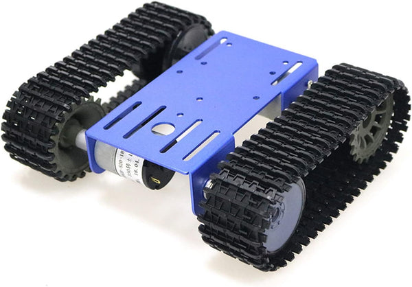 Premium Intelligent 2WD Tank Robot Chassis Platform with 2PCS DC Motors & Plastic Track