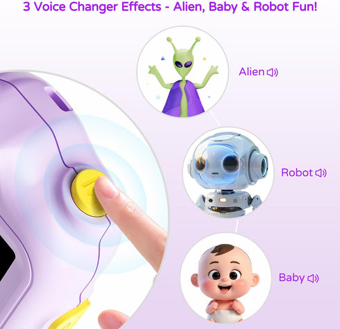 ILIHOME 2 Pack 3-12 Video Walkie Talkies for Kids, Kids Walkie Talkies Video Intercom for Age Year Old Boys Girls