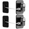 Fridge Lock, 2PCS Upgraded Refrigerator Lock for Freezer, Cabinets, Durable ABS with Adhesive Backing, Easy Install