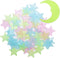 Aivwis Glow in the Dark Stars for Ceiling, 200Piece 3D Luminous Star and