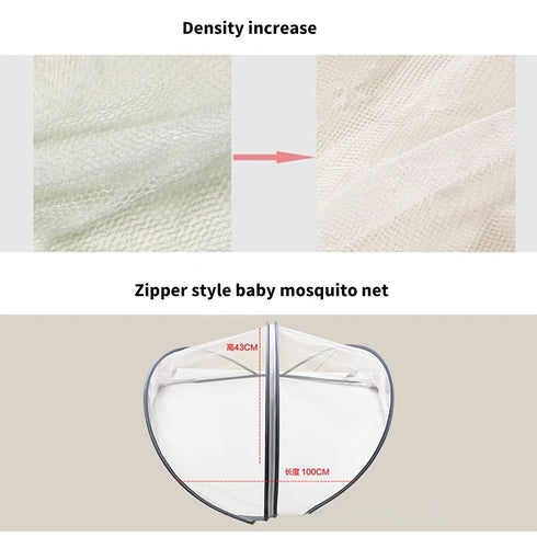 CATHATRR Pushchair Canopy Netting Covers Strollers Net for Baby Carriers Breathable Full Coverage Net Shield