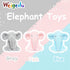 13" Pink Elephant Stuffed Animal, Plush Toy for Kids, Baby Shower, Bedtime, Birthday Gift
