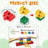 32 Pack 3+ Wooden Train Track Accessories, pcs Wooden Track Connector, Compatible with All Major Brands Train Track