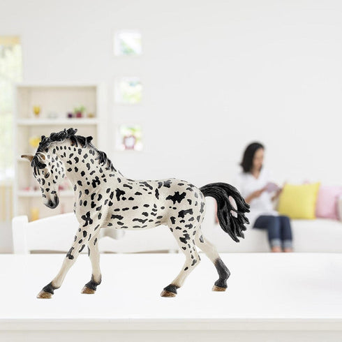 5inch Horse Toys - Denmark Knabstrupper Mare Toy for Girls and Boys, Educational Farm Life Horse Club Toy