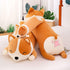 Long Plush Corgi Toy Cute Soft Stuffed Animal Corgi Dog Doll Kids Plush Toy Pillow Gift for Kids and Girls(Yellow, 60cm/23.6in)
