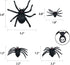 kockuu 46pcs Realistic Plastic Spider Toys, Fake Spider Prank Prop for Halloween Party Decorations and Gifts