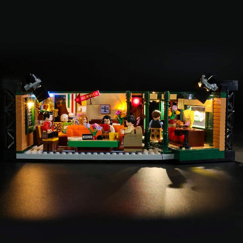 BRIKSMAX Led Lighting Kit for Friends Central Perk - Compatible with Lego 21319 Building Blocks Model