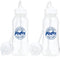 Hands-Free Baby Bottle - Anti-Colic Nursing System 9 oz with Fast Flow Nipple/Teat for Toddler (2 Bottles - Blue)
