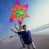 Hengda Kite-New Version 42 Inch 3D Lotus Flower Kite for Kids and Adults, Easy to Carry with Flying Line