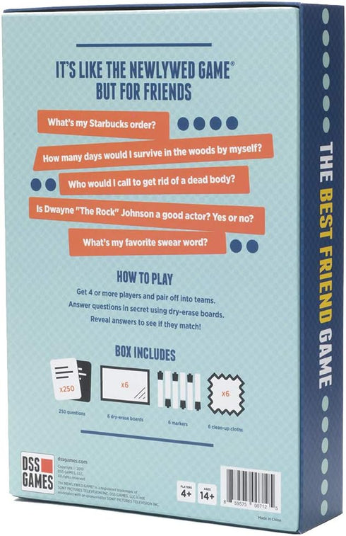 The Best Friend Game - Think You Know Your Friends? A Fun Party Game