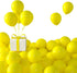 KALOR Yellow Balloons, 100 Pcs 5 Inch Mini Matte Latex Balloons for Birthday Decoration, Wedding Party