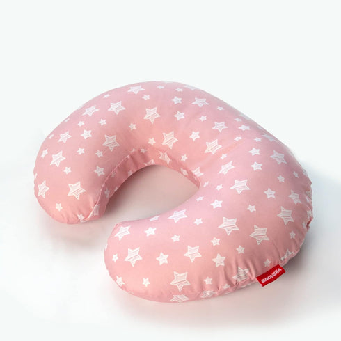 Pink Star Nursing Pillow Cover - Soft & Snug Fit for Boppy