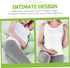 Pregnancy Support Pillow Shaped Maternity Cushion for Side Sleeping Abdominal and Lumbar Support for Travel Office