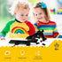 Classic Building Bricks, 100 Piece 2x4 Building Blocks STEM Creative Building Toys Compatible with All Major Brands, MOC Building Bricks DIY Play Set for Kids(Black)