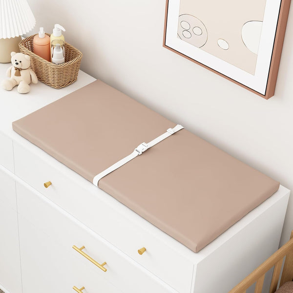 YACODAVO Wipeable Baby Changing Pad for Dresser and Table, Cozy Diaper Changing