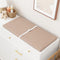 YACODAVO Wipeable Baby Changing Pad for Dresser and Table, Cozy Diaper Changing