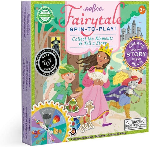 eeBoo Fairytale Spinner, Create Your Own Story, for 2 to 4 Players, Ages 5 and Up