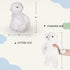 LotFancy Lamb Stuffed Animal, 12" Cuddly Fluffy Plush for Baby, Nursery, Easter Decoration