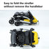 Baby Stroller Bumper Bar Armrest Handle Crossbar Accessories for Bugaboo Bee 3 5 6 with Black Cover