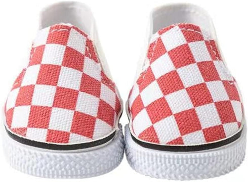 8 Pairs Doll Shoes for 14.5 Inch American Doll, Wellie Wishers Including Boots, Sandals, Sneakers, Leather Shoes