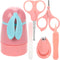 TOYANDONA Nail Case Grooming Kit Includes Nail Clippers Scissors File and Tweezers