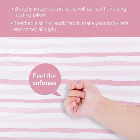 36 36 2 Pack, 100% Square Playard/Playpen Fitted Sheets, Perfect for X Portable Playard, Jersey Knit Cotton Fitted