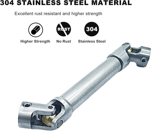 Stainless Steel Drive Shaft, 112-165mm and 90-125mm for 1/10 RC Crawler Traxxas TRX4 TRX6 Axial SCX10