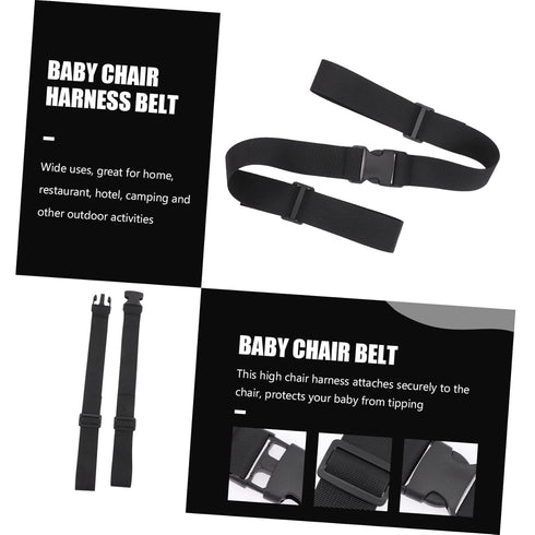 3pcs Baby Safety Belt Harness for High Chair, Baby Chair Straps, Kids Belt Sashes, Polyester Seat Essentials