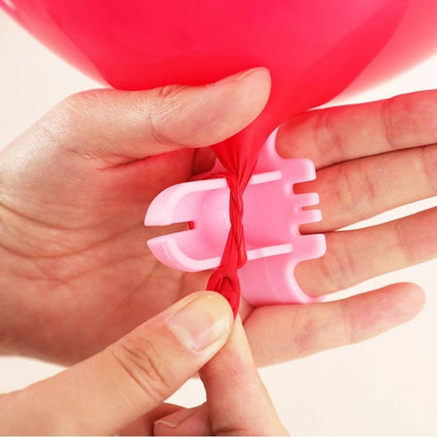 BinaryABC Balloon Tying Tool Device, Balloons Knot Tool, 6 Pcs (Random Color)