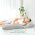 Pregnancy Pillow Cover U-Shaped (ONLY Pillowcase), Super Soft Replacement Cover for Maternity Pillow, Full Body
