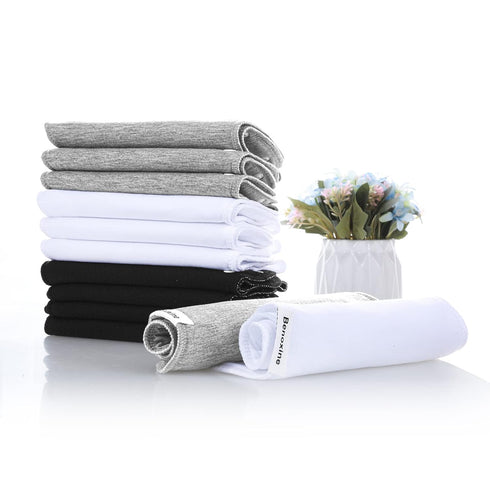 Burp Cloths & Baby Bibs 2-in-1 Large Size 3 Layers Cotton Super Soft and Absorbent for Teething and Drooling Baby Spit Up Burping Rags Set for Boys and Girls Infant Newborn 12 Pack by Benoxine