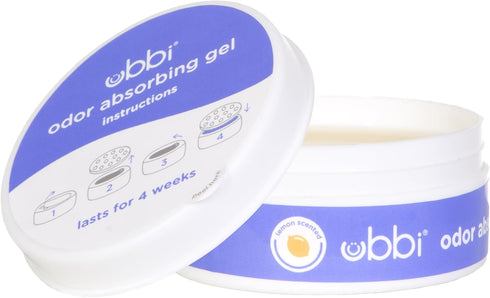 Pack, Packs, 3 Count Ubbi Lemon Scented Odor Absorbing Gel Value Diaper Pail Odor Control Gel Baby Nursery Essentials
