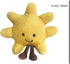 New Moon Sunshine Plush Toy Cute Smile Fun Filled Animal Pillow Soft Plush Toy for Children's Birthday Gift