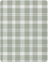 CHUROUSY Sage Green Buffalo Plaid Crib Sheets for Boys Girl Rustic Green Grey