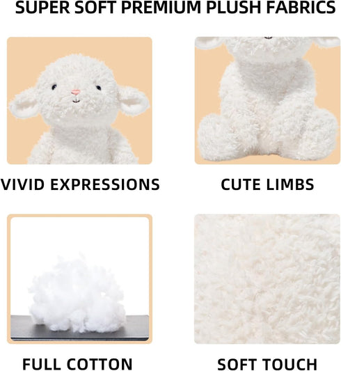11.8 inches Stuffed Animals Sheep Plush Toys Lamb Stuffed Animal Soft and Cuddly for Boys and Girls Doll Gift for Kids