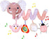 Car Seat Toys - Infant Spiral Hanging Toys for Stroller, Crib, Bassinet - Early Development Toys for Newborn Girls
