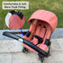 Colukii Set Kit(Sunset Set) Stroller Replacement Canopy & Seat Cushion for Doona + Car Seat Stroller - Waterproof