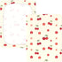 CZXW 52" 28" Cherry Floral Pattern Crib Sheets Fitted x Natural Cotton Soft & Breathable for Baby Crib Mattress