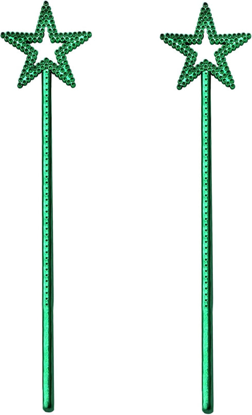 2PCS Star Wand, Creative Handheld Pentagram Plastic Magic Wand for Role-Playing and Educational Props