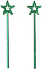 2PCS Star Wand, Creative Handheld Pentagram Plastic Magic Wand for Role-Playing and Educational Props