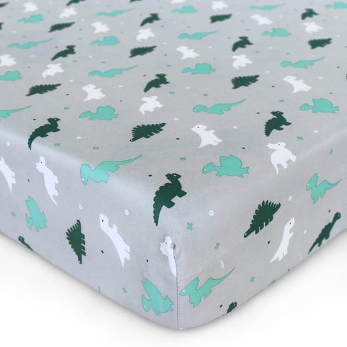 2-Pack, 52'' 28'' Crib Sheets for Boys or Girls Fitted Crib Sheet x for Standard Crib & Toddler Mattres, Soft