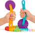 Jaeespon Set 3+ Dough Tools Play for Kids-Dough Accessories Molds Dinosaur Fruit Roller Cutter Scissor and Storage Box