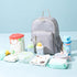 ELEOUTI Backpack Backpack Diaper Bag with Insulated Bottle Pouch and Stroller Straps for Moms, Large Capacity