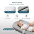 Tizoerly Wipeable Baby Changing Pad for Dresser, Portable Changing Pad with Restraining Belt, Soft & Non-Slip